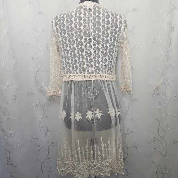 Lace, Open Front, Cardigan/Cover-up - Picture 6 of 8